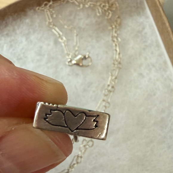 Sundance Silver Necklace with Turquoise "C" Pendant by Jes MaHarry (NIB) - Picture 6 of 8